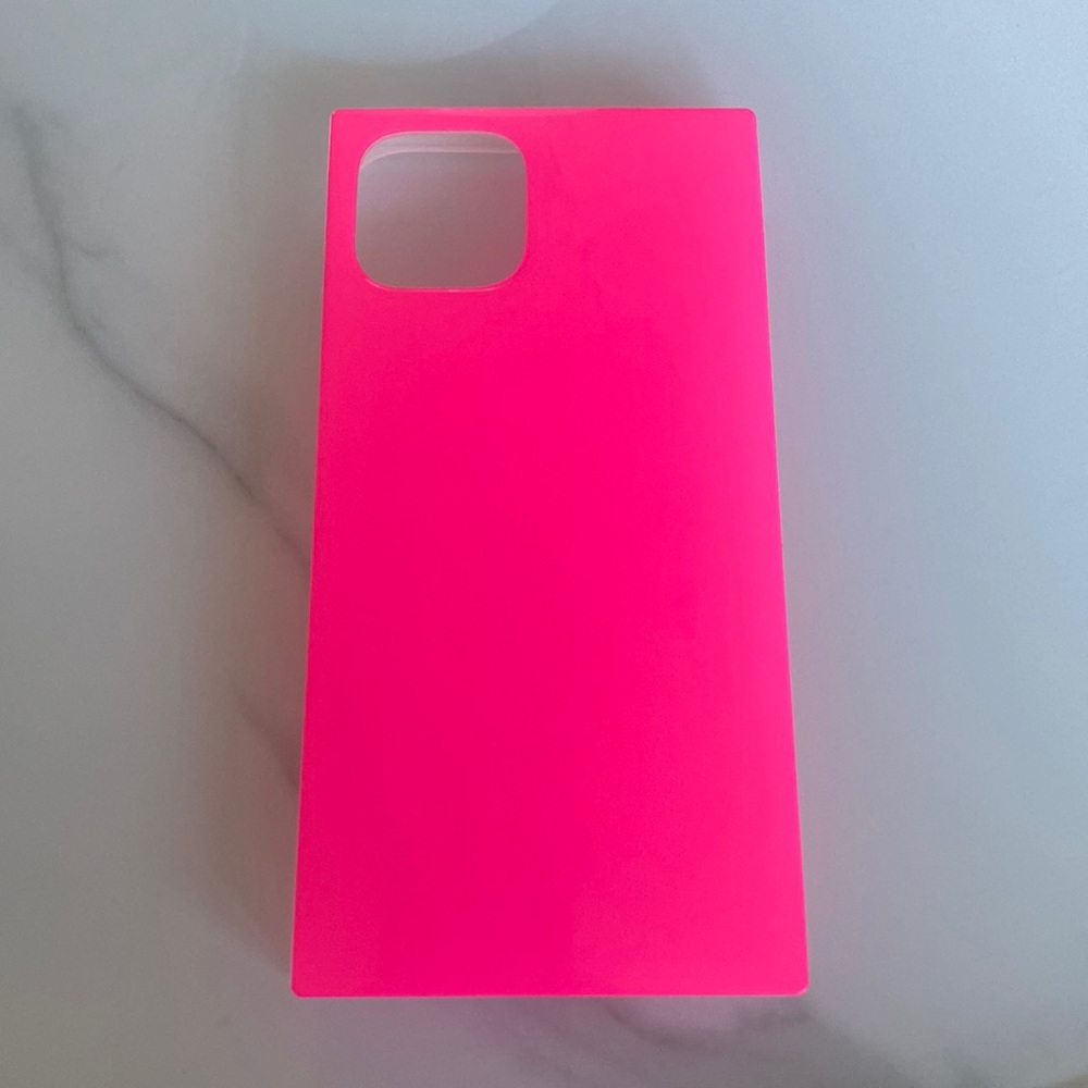 NEON PINK NEW I PHONE 11 PRO CASE